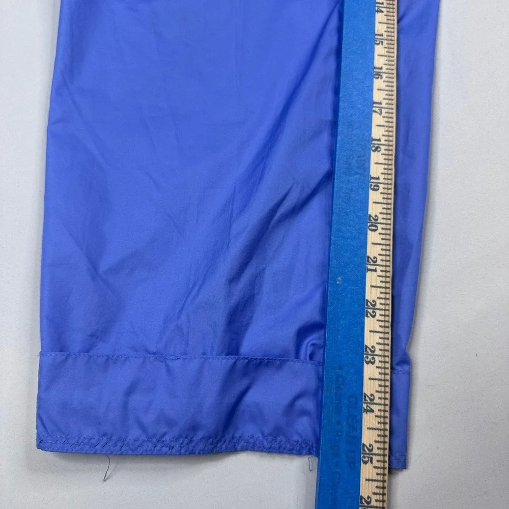 Vintage Adidas Track‎ Pants Mens Small Blue Windbreaker Lightweight Retro Sporty